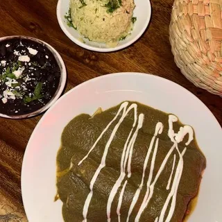Enchiladas Verdes Suizas