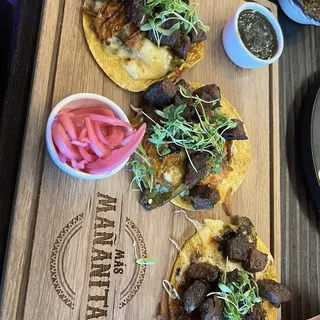 Anaheim Steak Queso Tacos