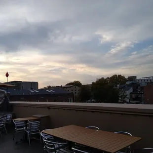 outside