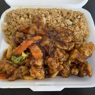 General Tso Chicken (lunch special)