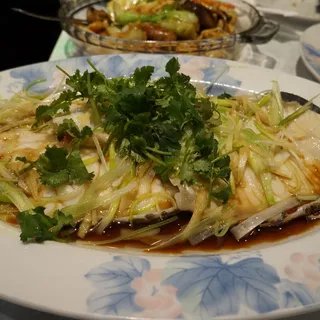 53. Steamed Sea Bass