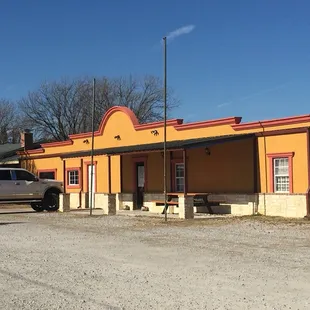 Front of the restaurant.