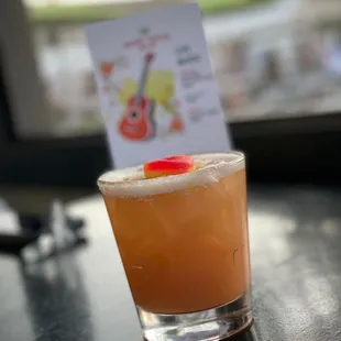 Peach and guava margaritas!