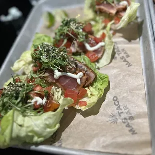 Seared Ahi Taco (Secret Taco)