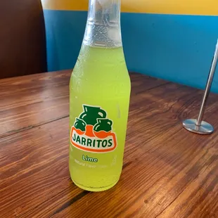 Not a coffee fan so some nice Jarritos lime to hit the spot.