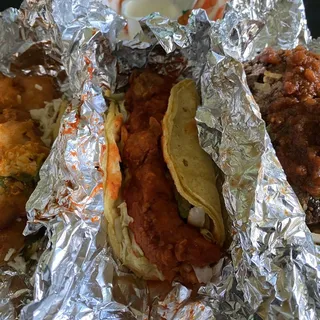 Buffalo Fried Chicken Taco