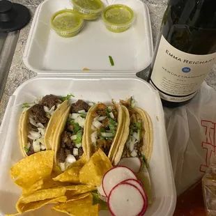 Asada and Pollo Tacos