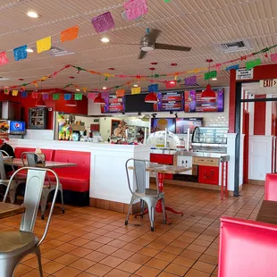 Restaurant and front counter