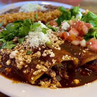 Enchiladas de Mole (chicken)