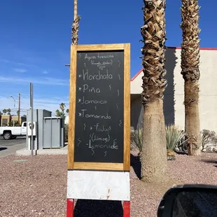 outside
