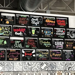 Draft Beer Menu