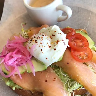 Smoked Salmon Avocado Toast