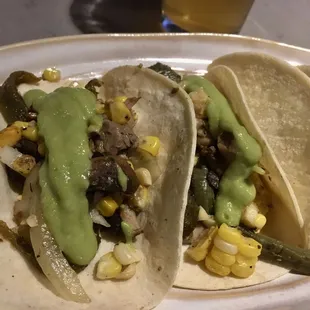 Napales &amp; Nopales &amp; Wild Mushroom Tacos