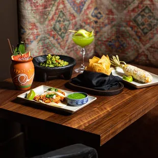 mexican food on a table