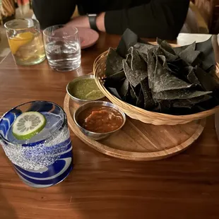 The salsa verde had mint and was SO good