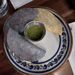 Huitlacoche & Oyster Mushroom Quesadilla