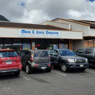 sushi and sashimi, outside