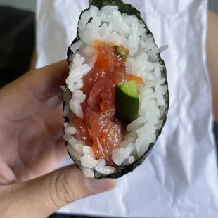 Ahi Hand Roll