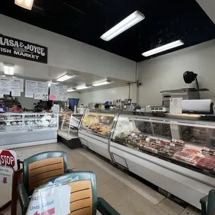 interior, sushi and sashimi