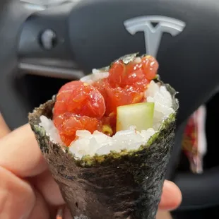 Spicy Ahi Hand-roll