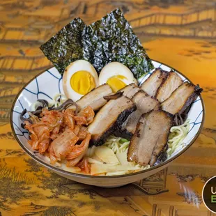 a bowl of food