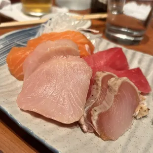Sashimi sampler