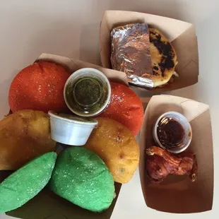 Delicious empanadas and absolutely love the bacon bombs!