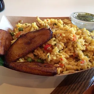 Arroz con pollo- wonderful flavor!