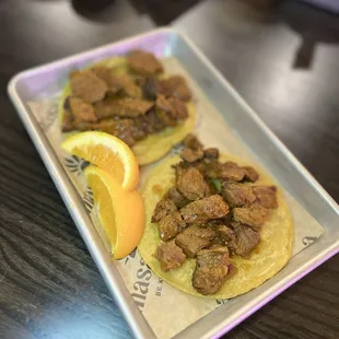 Kids carne asada taco