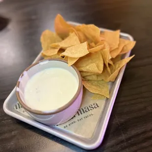 Queso and chips