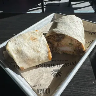 Surf and Turf Burrito