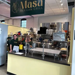 a man behind the counter