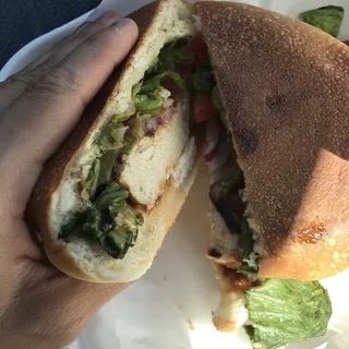 Veggie-Chicken Panini