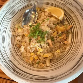Spicy Salmon Fried Rice