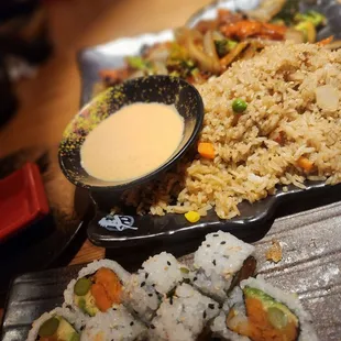Veggie hibachi