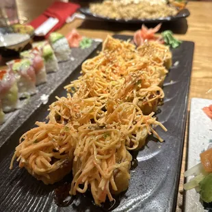 Godzilla roll.