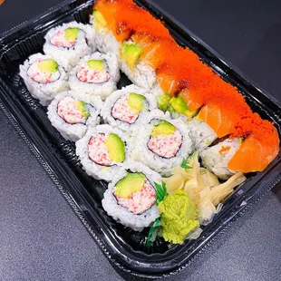 In &amp; Out Salmon Roll and California Roll