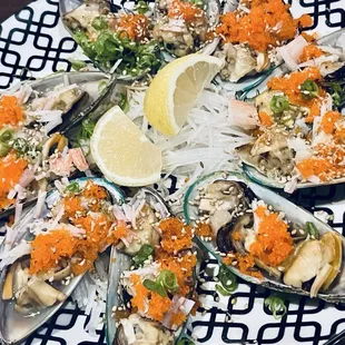 My favorite dish! Baked mussels