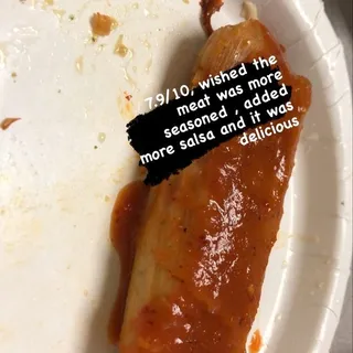 Pork Tamale in Red Sauce