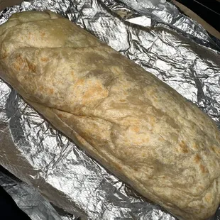 Beer Battered Shrimp Burrito