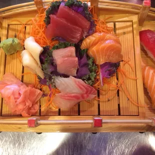 sushi and sashimi