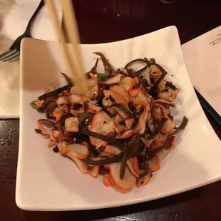 Husband ordered the squid salad, he loves it. Very fresh and delicious.