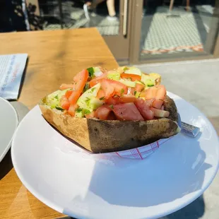 Potato with vegetables