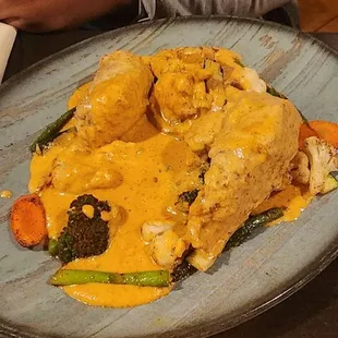 Prawns Tikhad Dinner Entrée