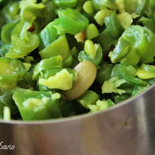 Fresh green beans thoran