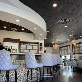 The interior is beautiful.