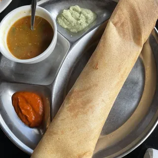 Mushroom Masala Dosa