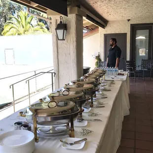 Wedding in Los Gatos - All setup and ready for the guests