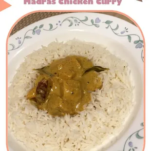 Madras Curry over Basmati Rice