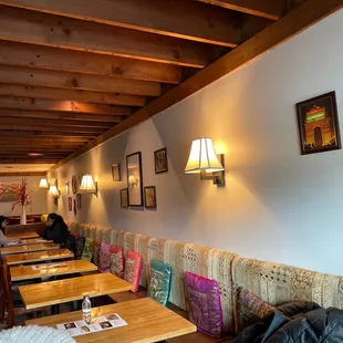 the dining area
